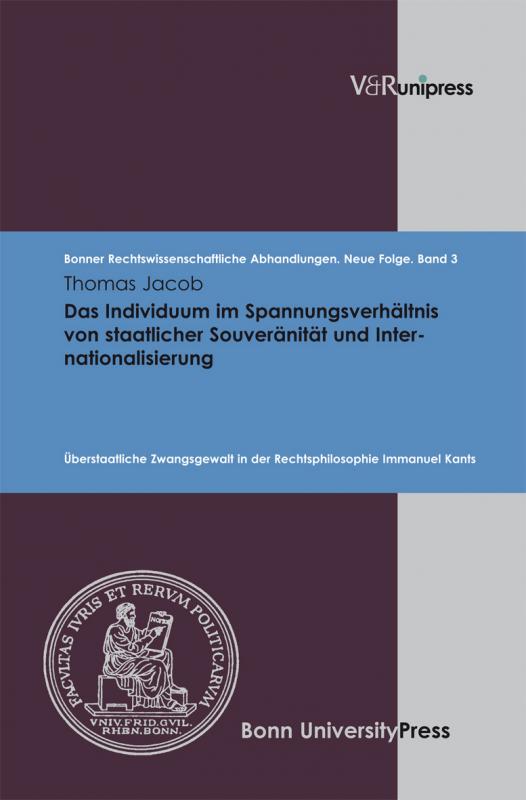 Cover-Bild Das Individuum im Spannungsverhältnis von staatlicher Souveränität und Internationalisierung