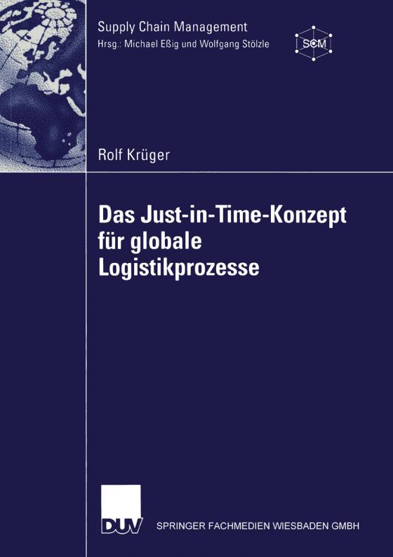 Cover-Bild Das Just-in-Time-Konzept für globale Logistikprozesse