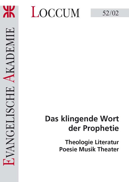 Cover-Bild Das klingende Wort der Prophetie