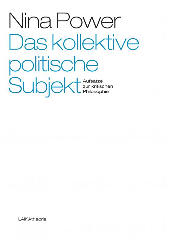 Cover-Bild Das kollektive politische Subjekt