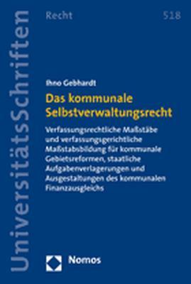 Cover-Bild Das kommunale Selbstverwaltungsrecht