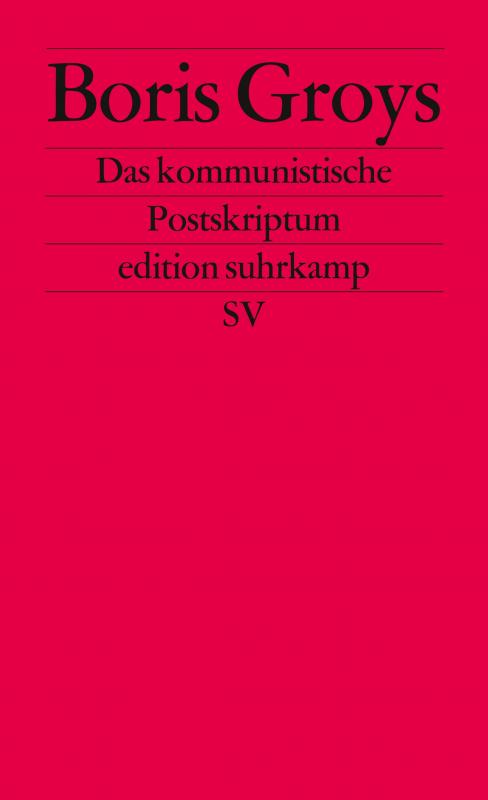 Cover-Bild Das kommunistische Postskriptum