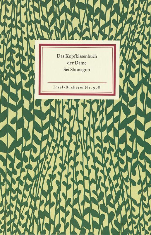 Cover-Bild Das Kopfkissenbuch der Dame Sei Shonagon