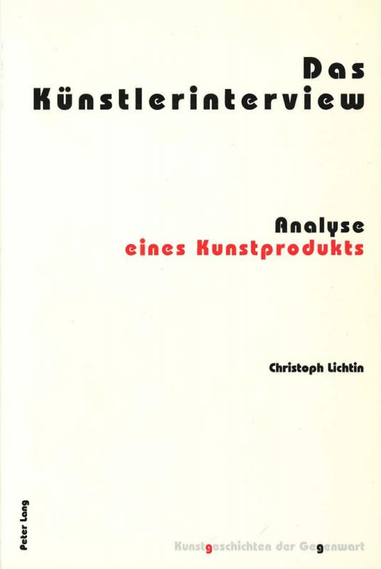 Cover-Bild Das Künstlerinterview