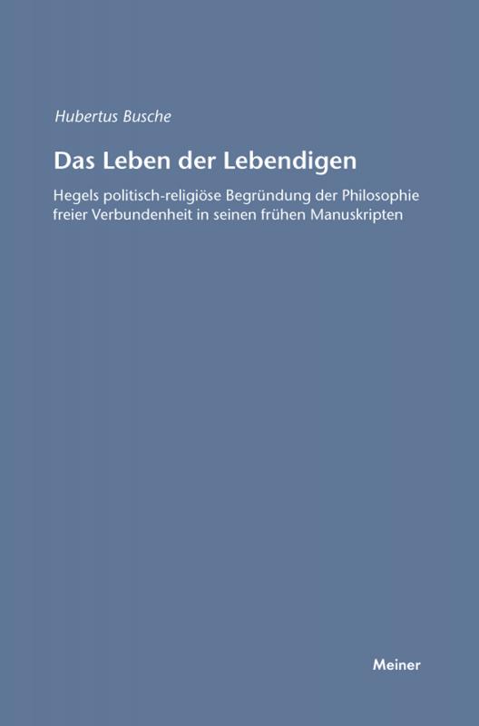 Cover-Bild Das Leben der Lebendigen