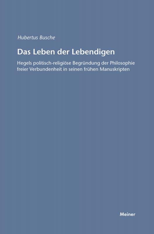 Cover-Bild Das Leben der Lebendigen