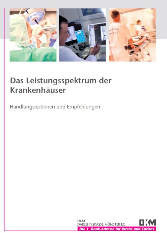 Cover-Bild Das Leistungsspektrum der Krankenhäuser