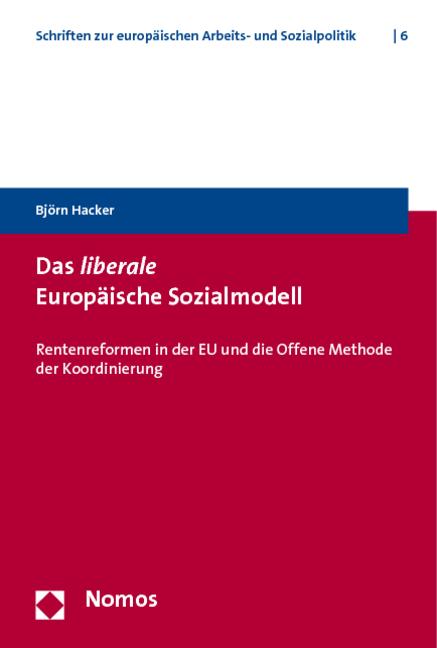 Cover-Bild Das liberale Europäische Sozialmodell