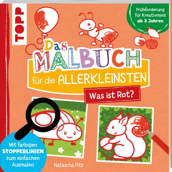 Cover-Bild Das Malbuch für die Allerkleinsten - Was ist rot?