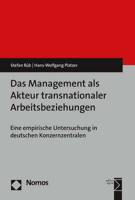 Cover-Bild Das Management als Akteur transnationaler Arbeitsbeziehungen