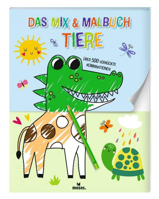 Cover-Bild Das Mix & Malbuch Tiere