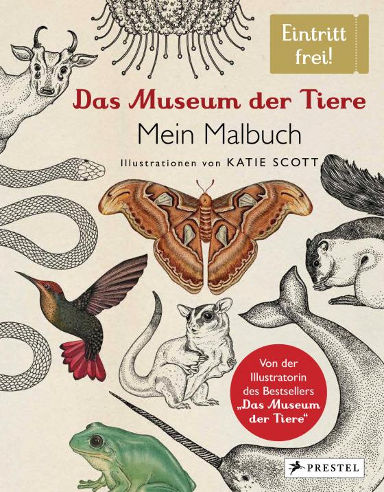 Cover-Bild Das Museum der Tiere. Mein Malbuch