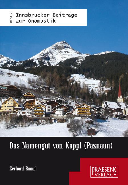 Cover-Bild Das Namengut von Kappl (Paznaun)