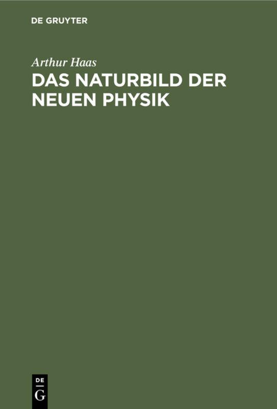 Cover-Bild Das Naturbild der neuen Physik