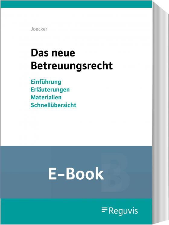 Cover-Bild Das neue Betreuungsrecht (E-Book)