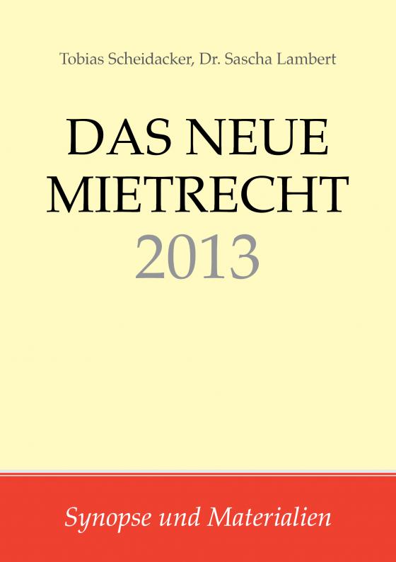 Cover-Bild Das neue Mietrecht 2013