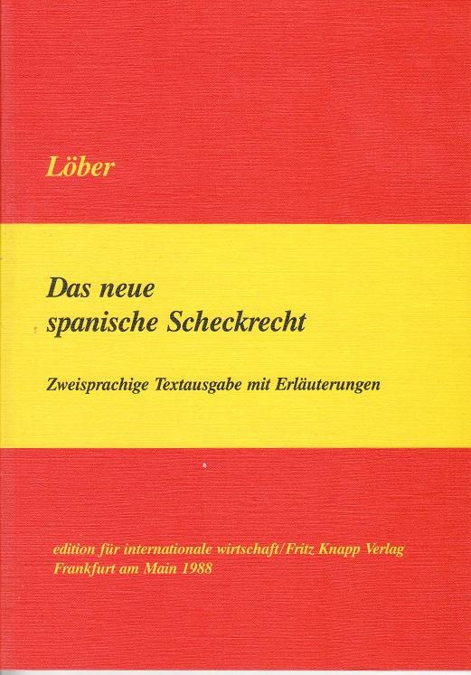 Cover-Bild Das neue spanische Scheckrecht