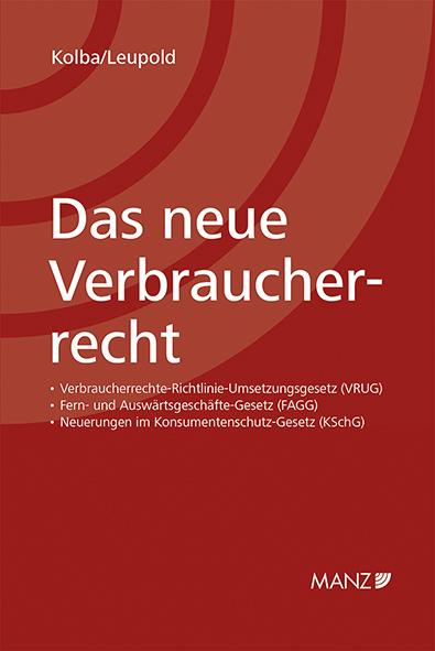 Cover-Bild Das neue Verbraucherrecht