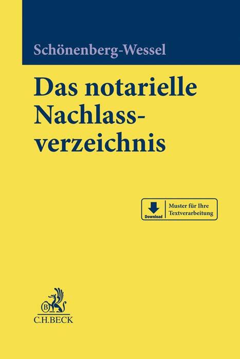 Cover-Bild Das notarielle Nachlassverzeichnis