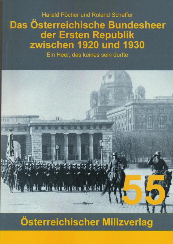 Cover-Bild Das Österreichische Bundesheer der Ersten Republik zwischen 1920 und 1930