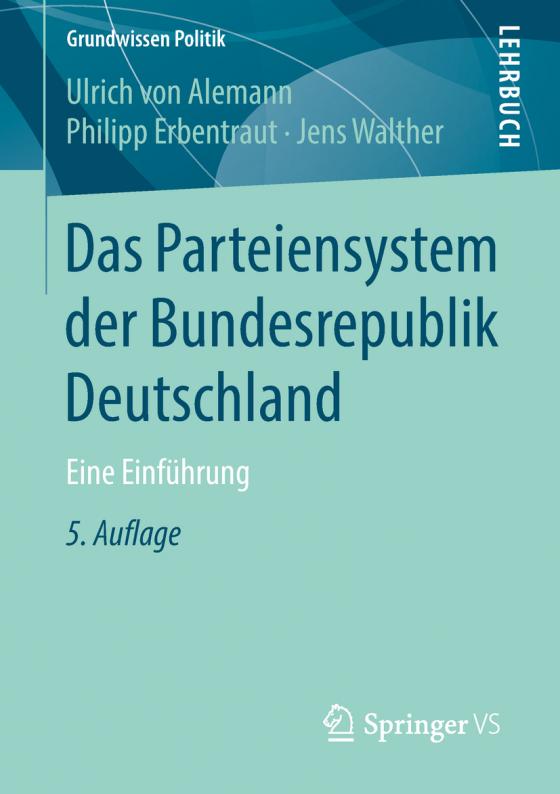 Cover-Bild Das Parteiensystem der Bundesrepublik Deutschland