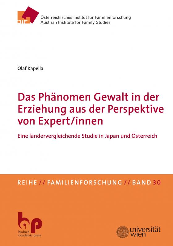 Cover-Bild Das Phänomen Gewalt in der Erziehung aus der Perspektive von Expert/innen