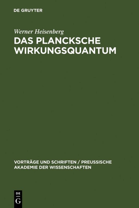 Cover-Bild Das Plancksche Wirkungsquantum