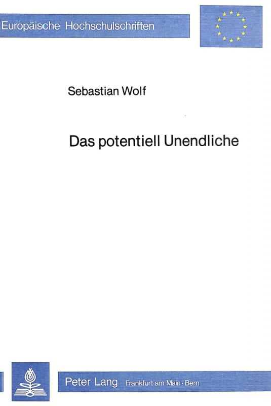 Cover-Bild Das potentiell Unendliche