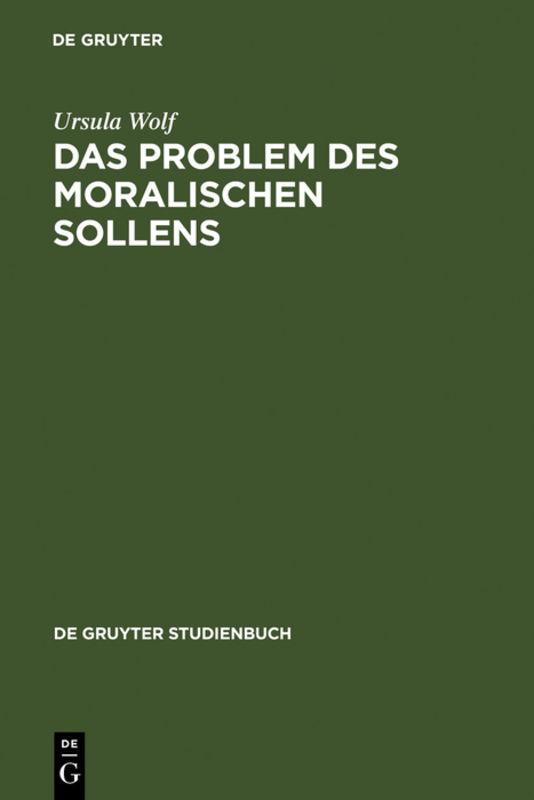 Cover-Bild Das Problem des moralischen Sollens