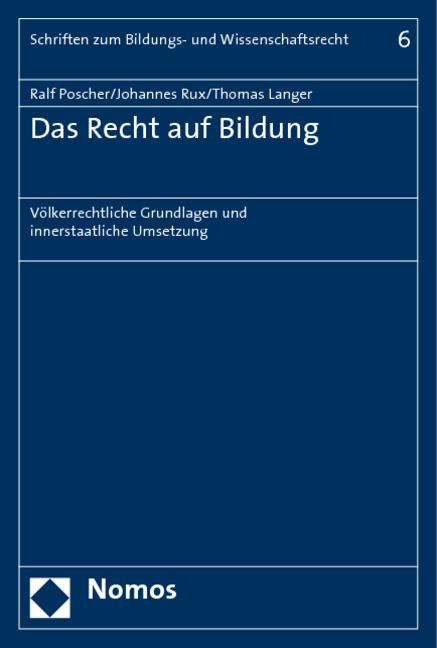 Cover-Bild Das Recht auf Bildung