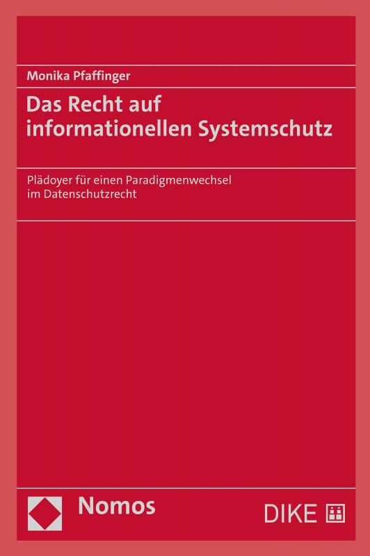 Cover-Bild Das Recht auf informationellen Systemschutz