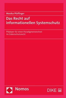 Cover-Bild Das Recht auf informationellen Systemschutz