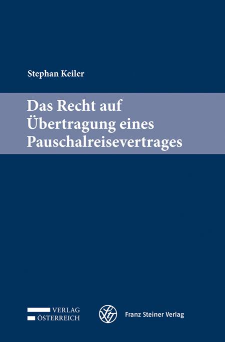 Cover-Bild Das Recht auf Übertragung eines Pauschalreisevertrages