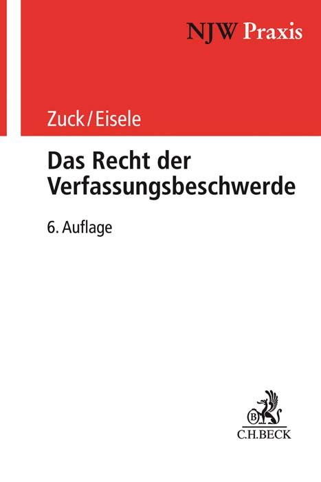 Cover-Bild Das Recht der Verfassungsbeschwerde