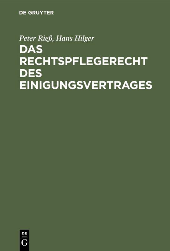 Cover-Bild Das Rechtspflegerecht des Einigungsvertrages