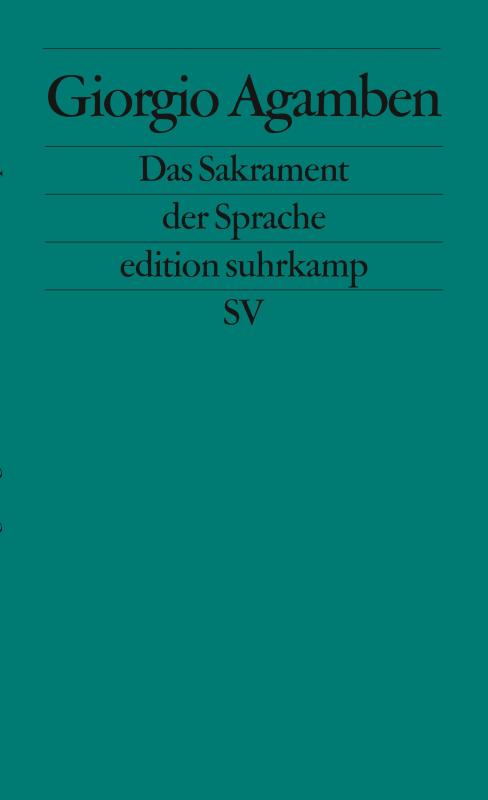 Cover-Bild Das Sakrament der Sprache