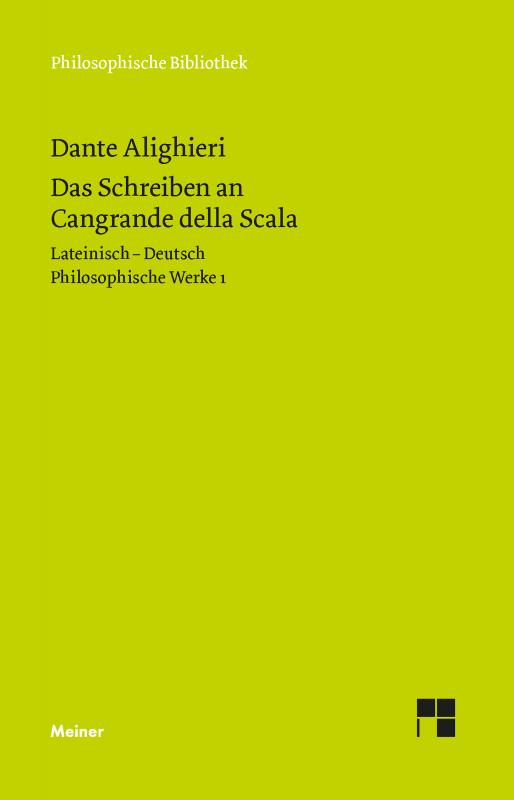 Cover-Bild Das Schreiben an Cangrande della Scala