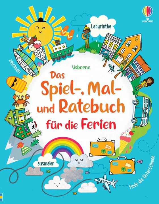 Cover-Bild Das Spiel-, Mal- und Ratebuch für die Ferien