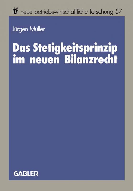 Cover-Bild Das Stetigkeitsprinzip im neuen Bilanzrecht