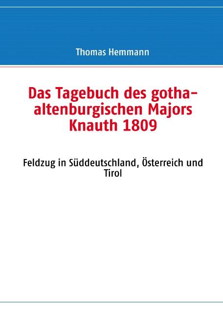 Cover-Bild Das Tagebuch des gotha-altenburgischen Majors Knauth 1809