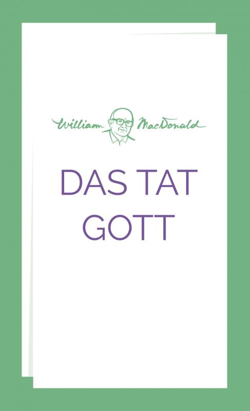 Cover-Bild Das tat Gott