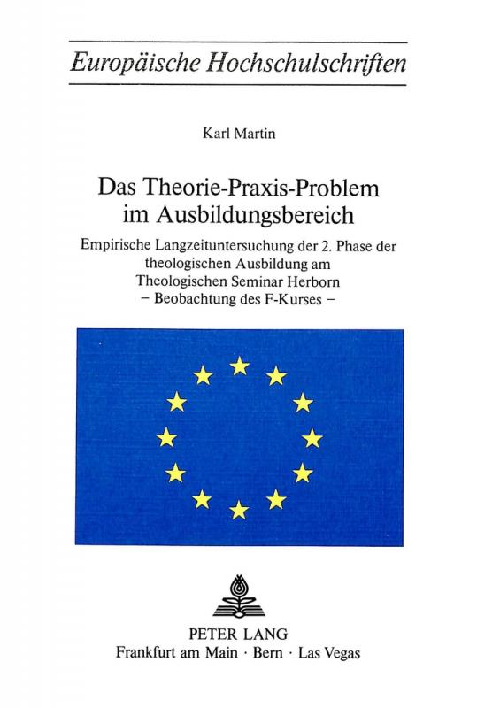 Cover-Bild Das Theorie-Praxis-Problem im Ausbildungsbereich