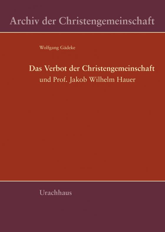 Cover-Bild Das Verbot der Christengemeinschaft