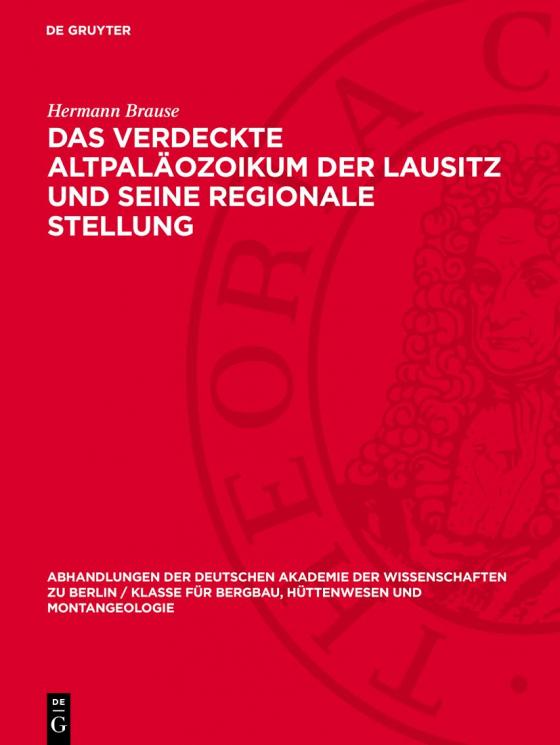 Cover-Bild Das verdeckte Altpaläozoikum der Lausitz und seine regionale Stellung