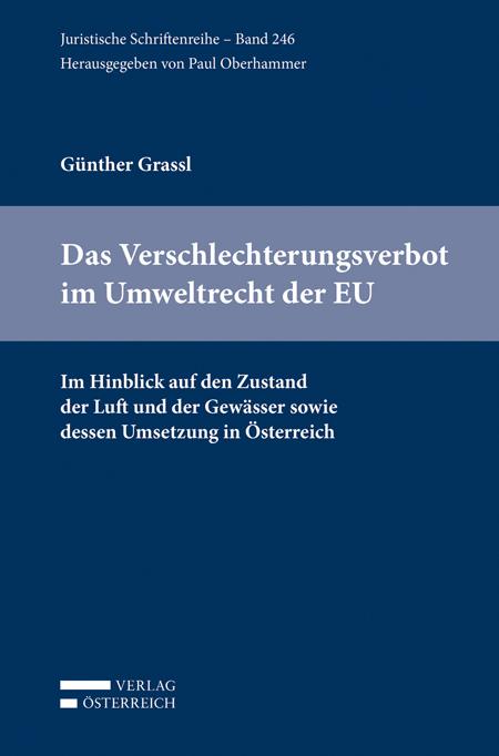 Cover-Bild Das Verschlechterungsverbot im Umweltrecht der EU