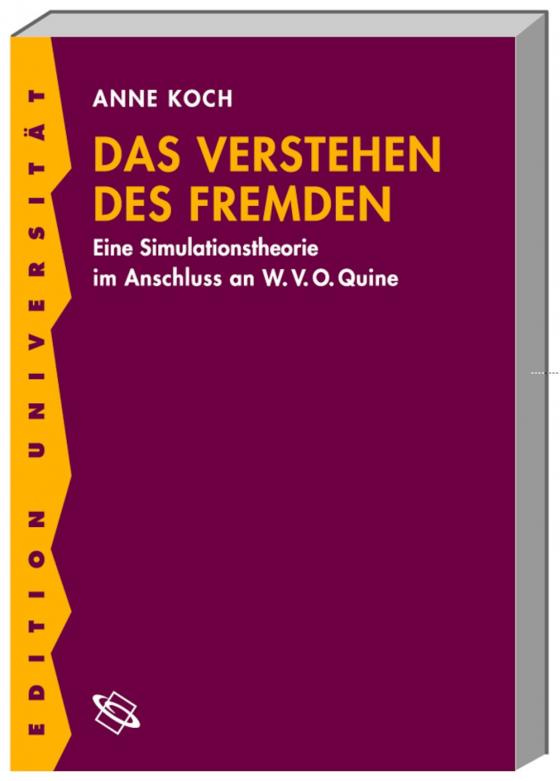 Cover-Bild Das Verstehen des Fremden