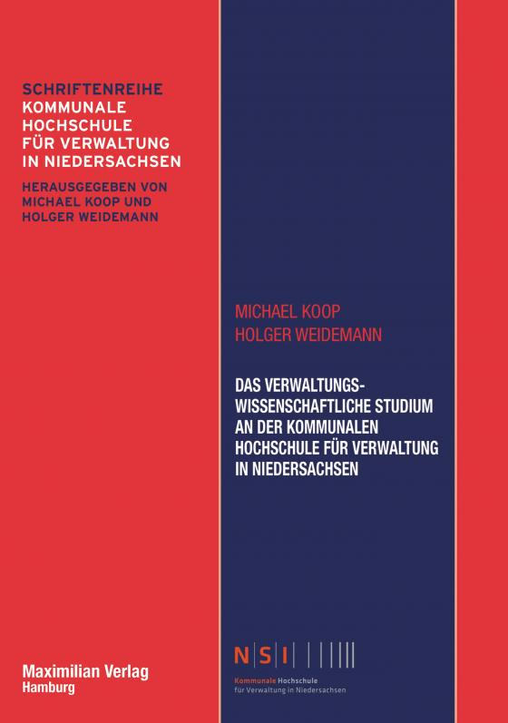 Cover-Bild Das Verwaltungswissenschaftliche Studium an der Kommunalen Hochschule für Verwaltung in Niedersachsen