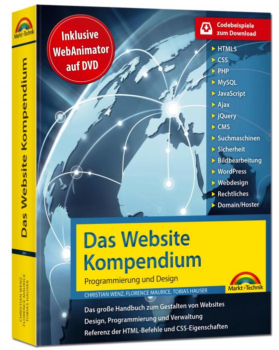 Cover-Bild Das Website Handbuch - Programmierung und Design