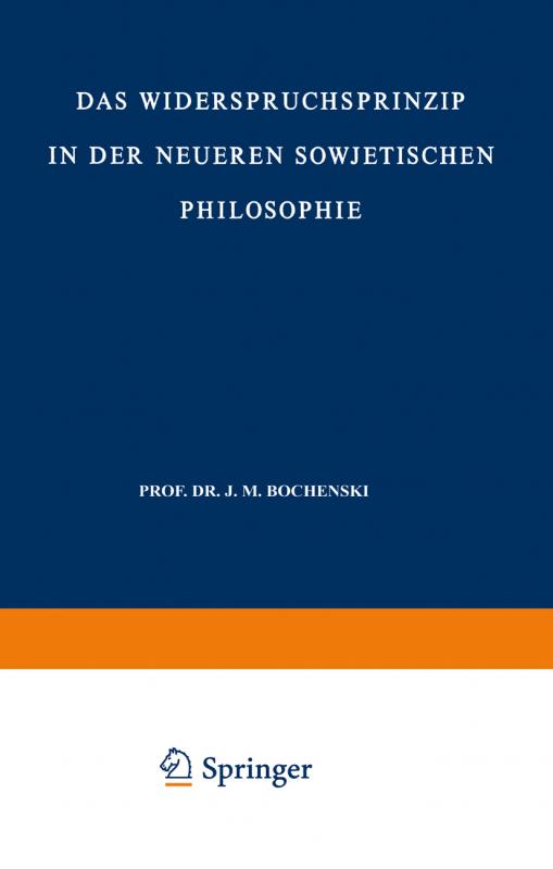 Cover-Bild Das Widerspruchsprinzip in der Neueren Sowjetischen Philosophie