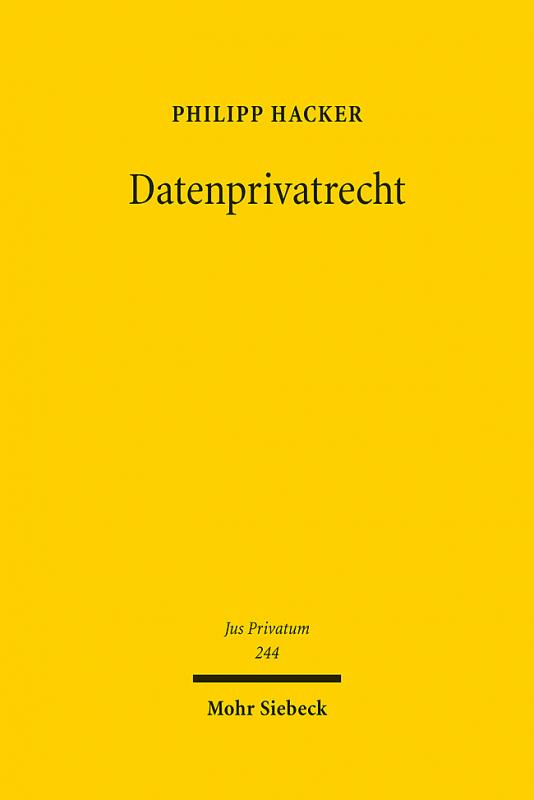 Cover-Bild Datenprivatrecht